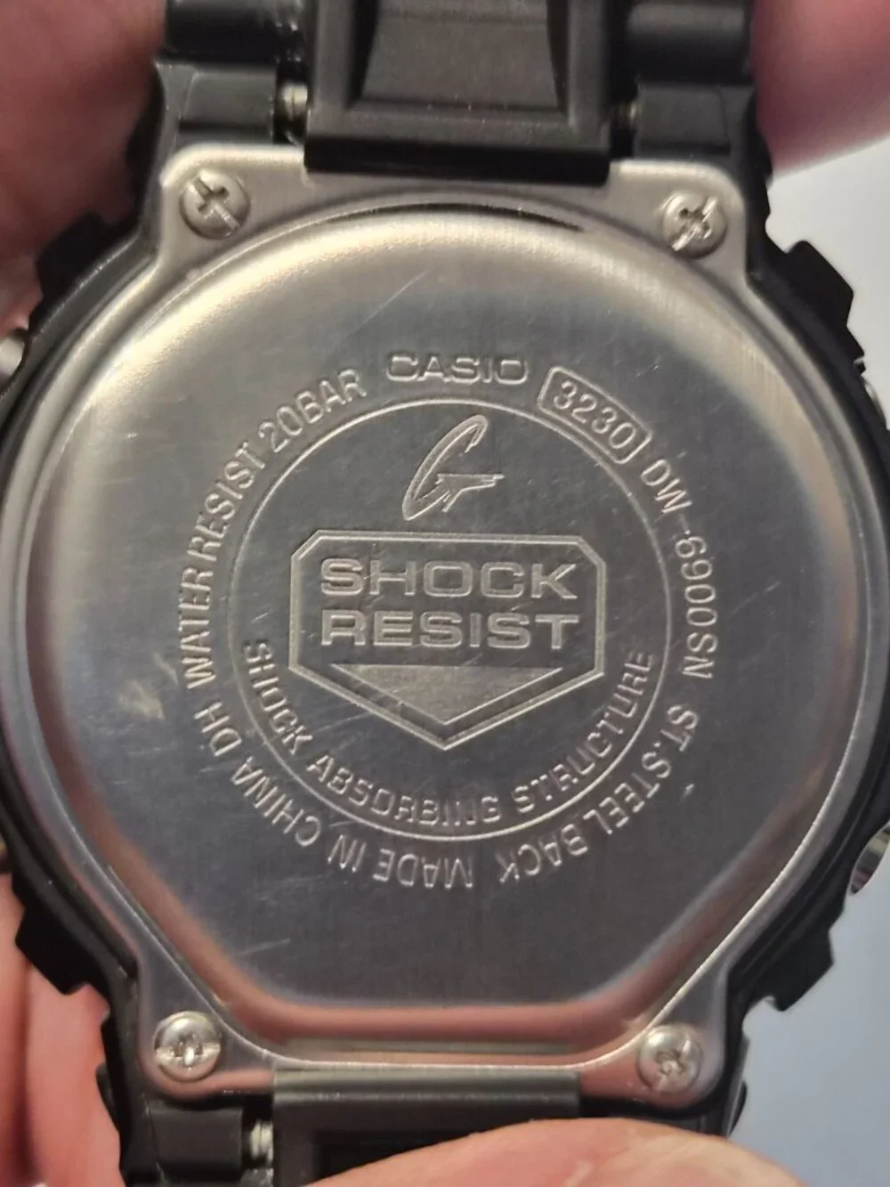 Casio G Shock digital matte black